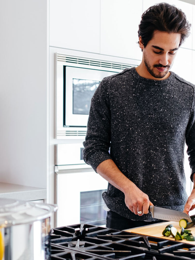 Man cooking