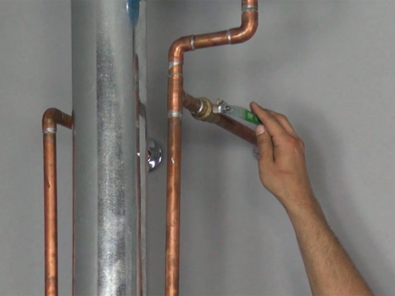 Turn water back on