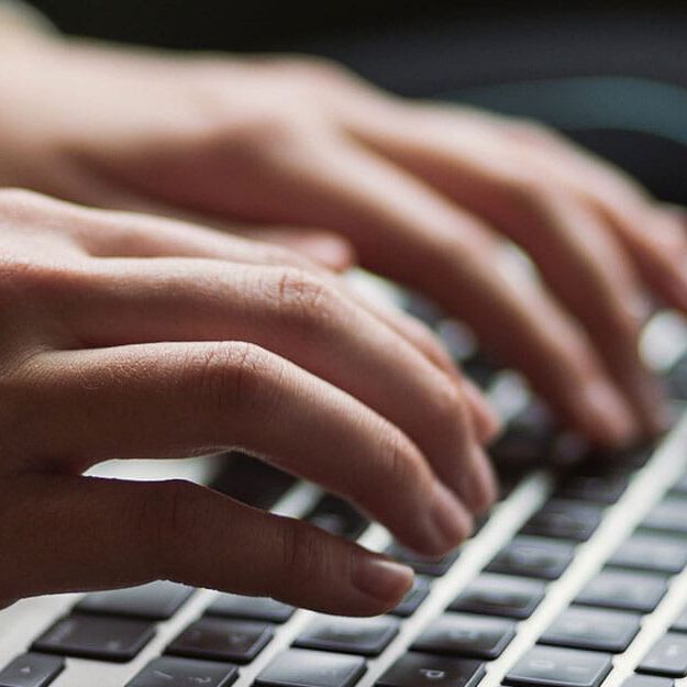 typing on computer typing on computer