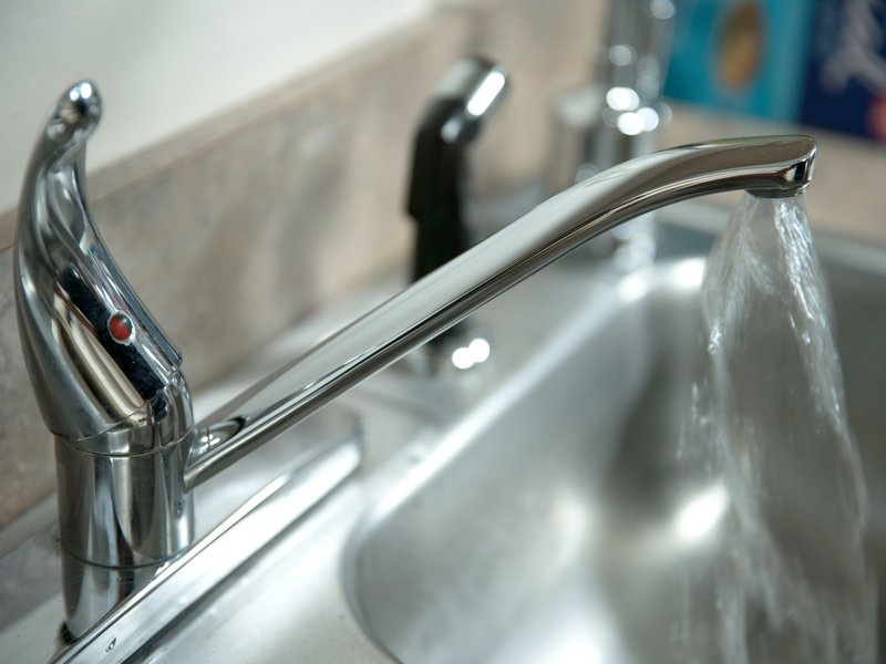 Run cold water from the faucet Run cold water from the faucet