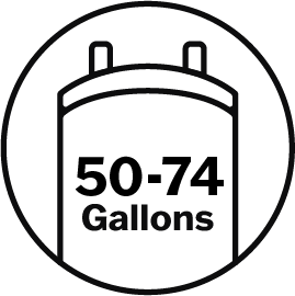 50-74 Gallons icon 50-74 Gallons icon